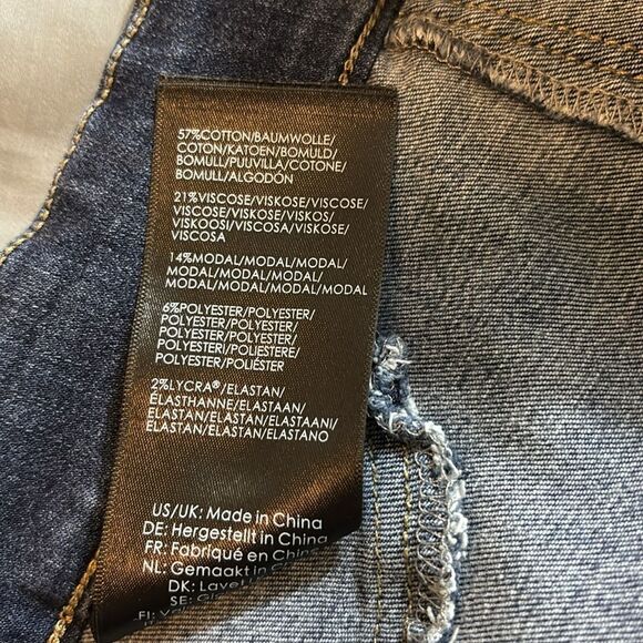 Liverpool denim pull-on denim blue jeans 12/31 12 31 the high rise ankle - Picture 8 of 8